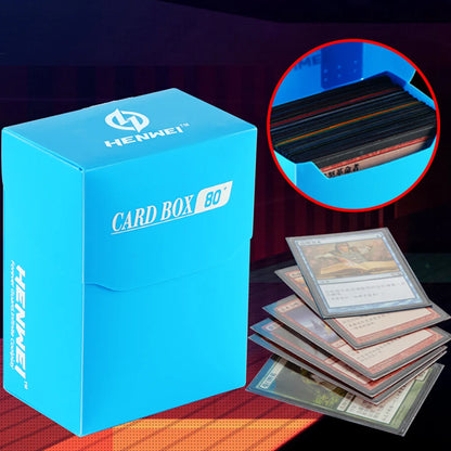 Plastic 80+Card Deck Box Storage