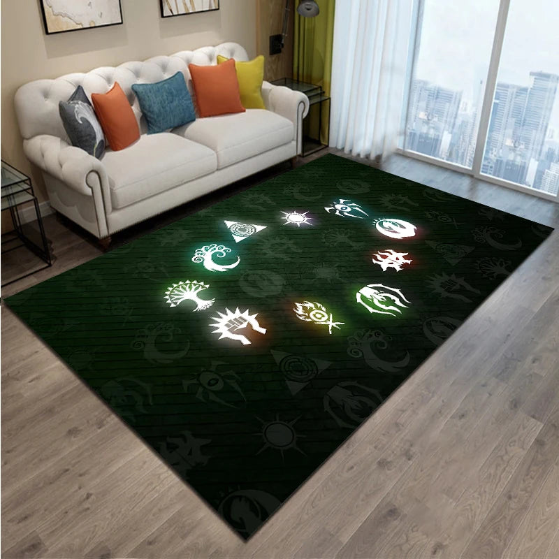 15 Size Gamer MTG Pattern Rug