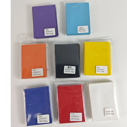 50PCS/Pack Card Sleeves 63x90